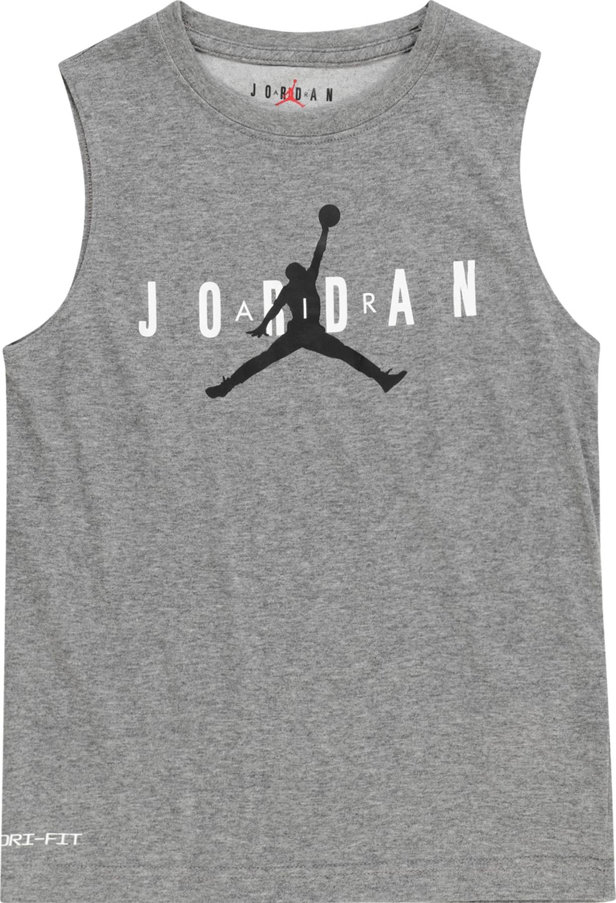 Jordan Funkční tričko šedý melír / černá / bílá