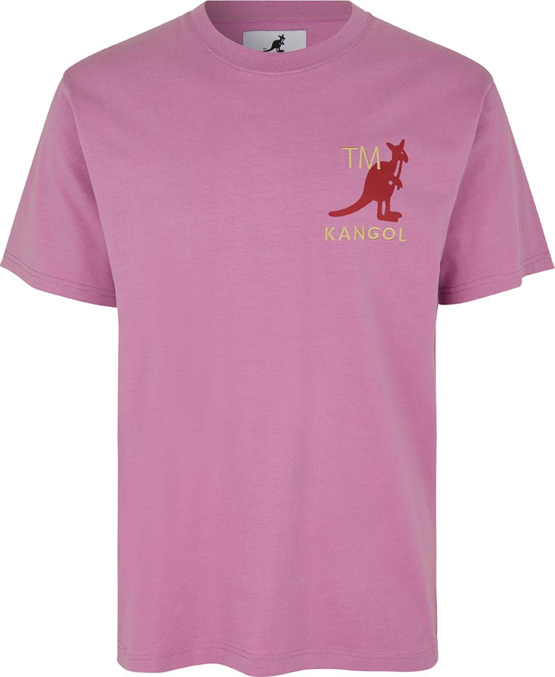 KANGOL Tričko 'Harlem' zlatá / eosin / červená