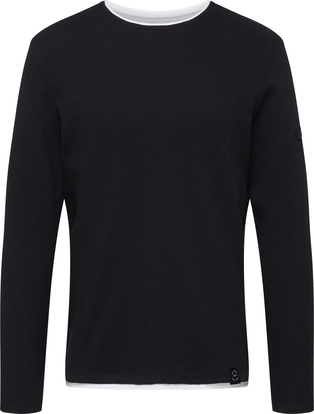 Key Largo Tričko 'Stefano' noční modrá / bílá