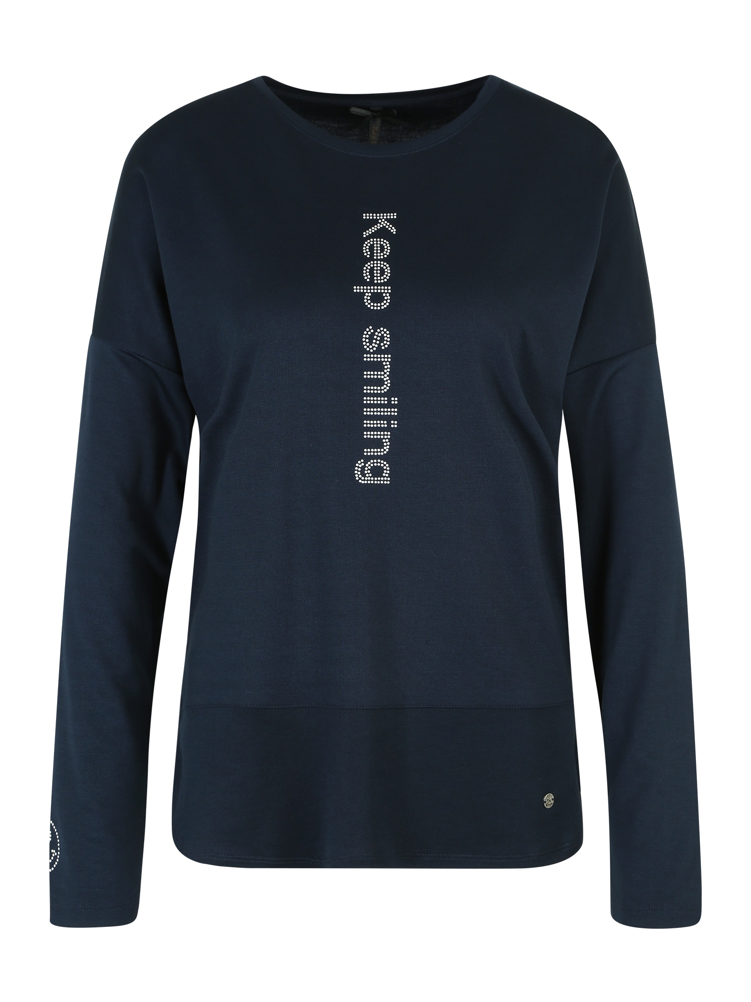 Key Largo Tričko 'GENTLE' námořnická modř / stříbrná