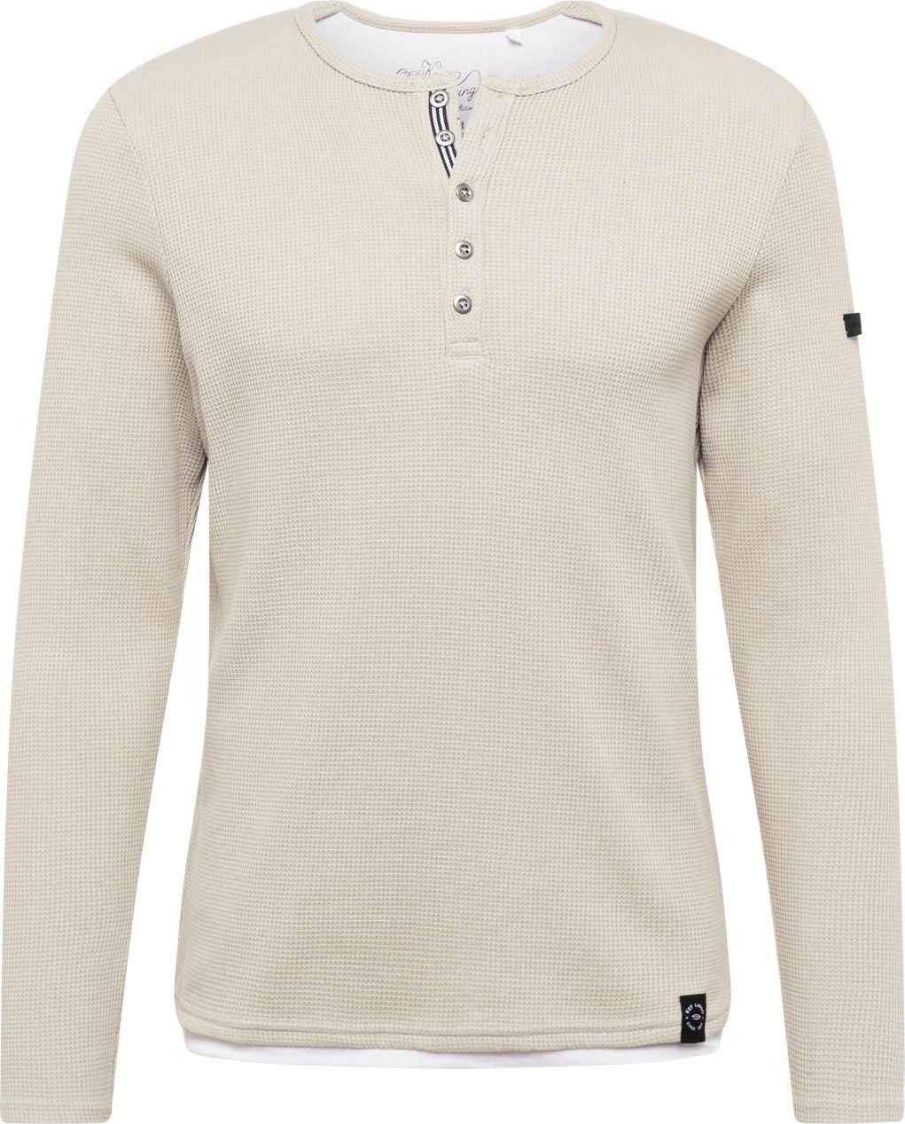 Key Largo Tričko 'SANDRO' režná / černá