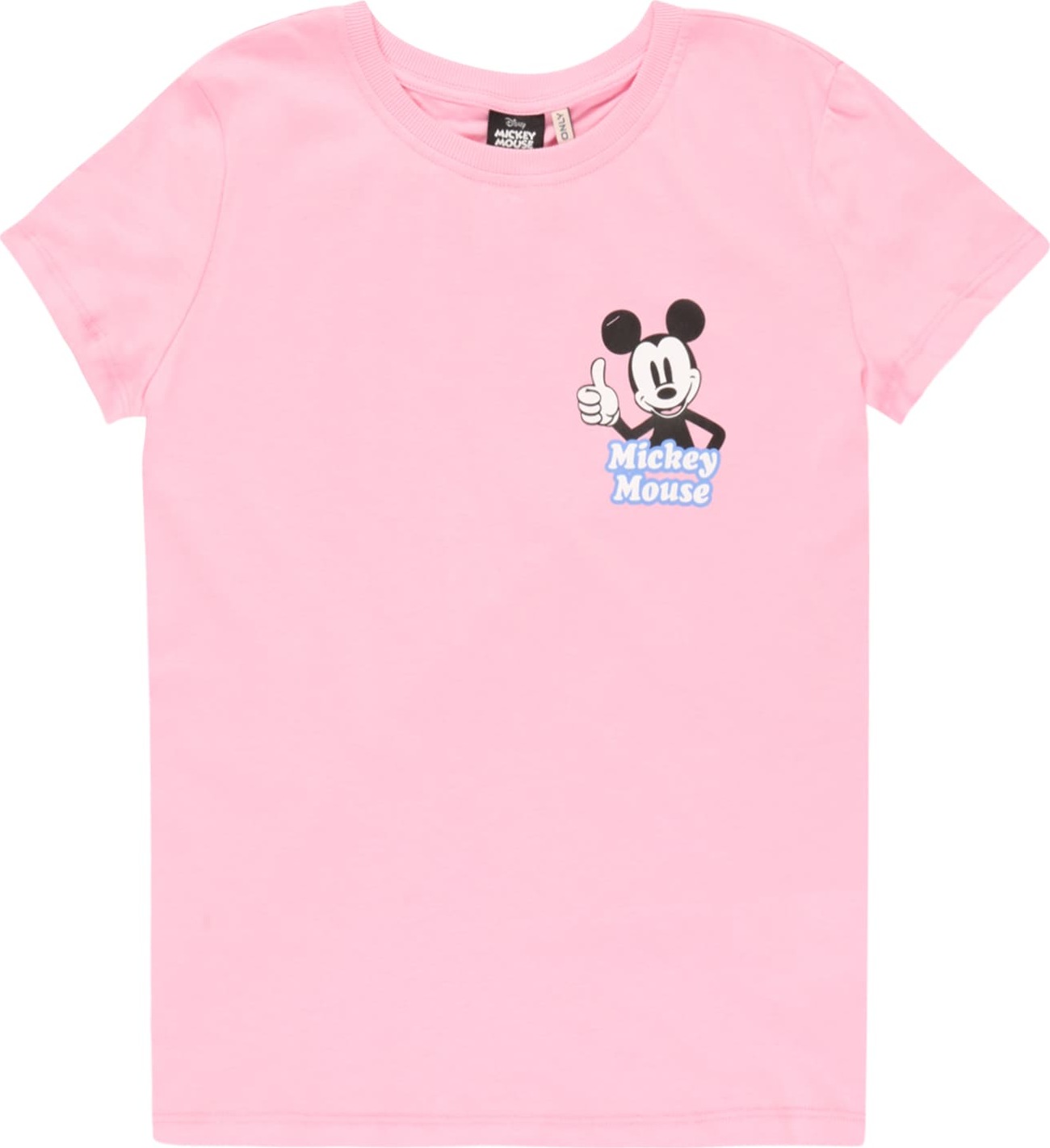 KIDS ONLY Tričko 'MICKEY' světlemodrá / světle růžová / černá / bílá