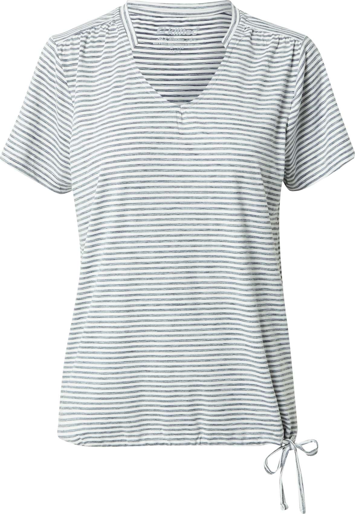 KILLTEC Funkční tričko šedý melír / bílá