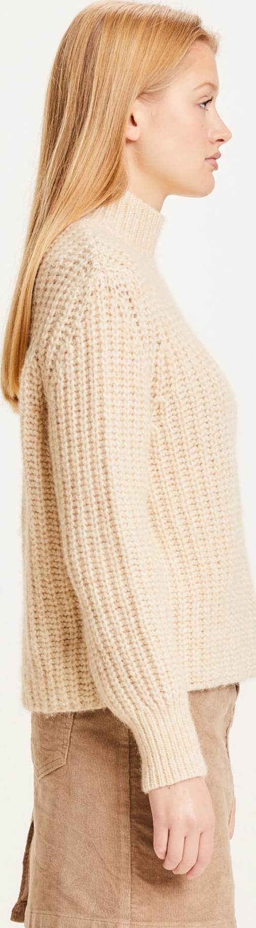 KnowledgeCotton Apparel Svetr 'Myrthe' champagne