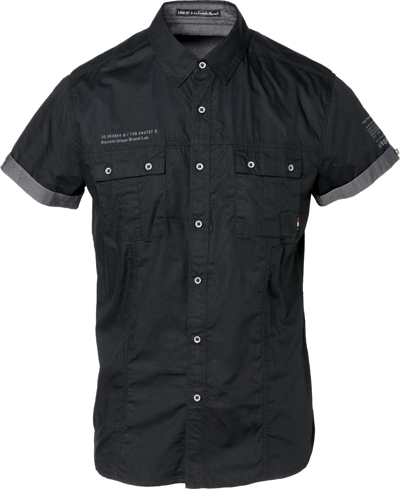 KOROSHI Košile černá