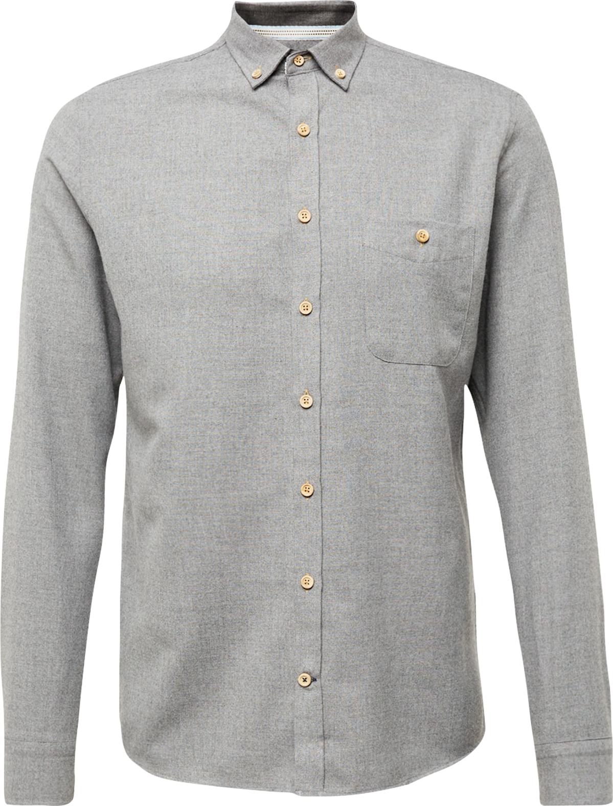 Kronstadt Košile 'Dean' šedý melír