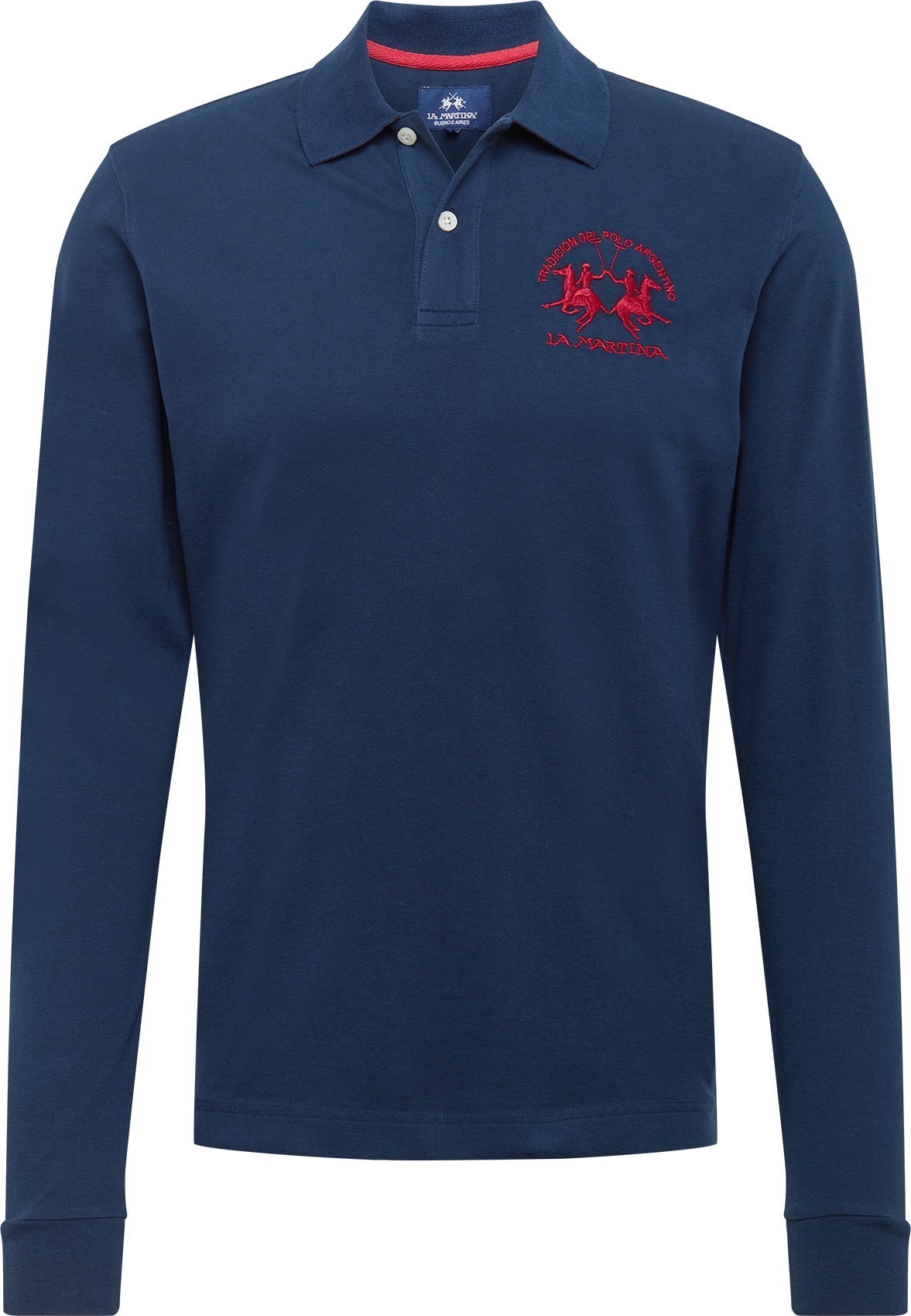 La Martina Tričko námořnická modř / červená