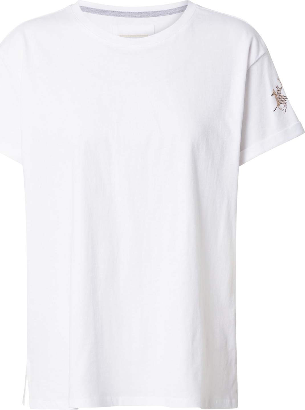 La Martina Tričko zlatá / bílá