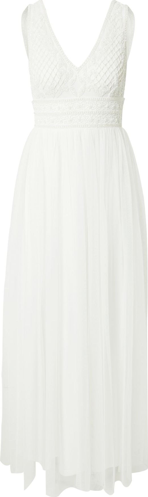 LACE & BEADS Společenské šaty 'Kreshma' bílá