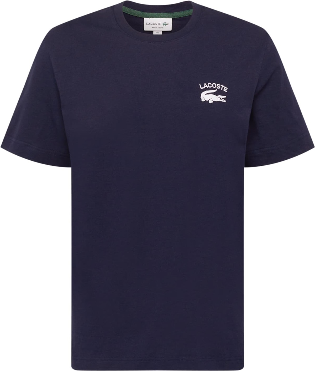 LACOSTE Tričko marine modrá / bílá