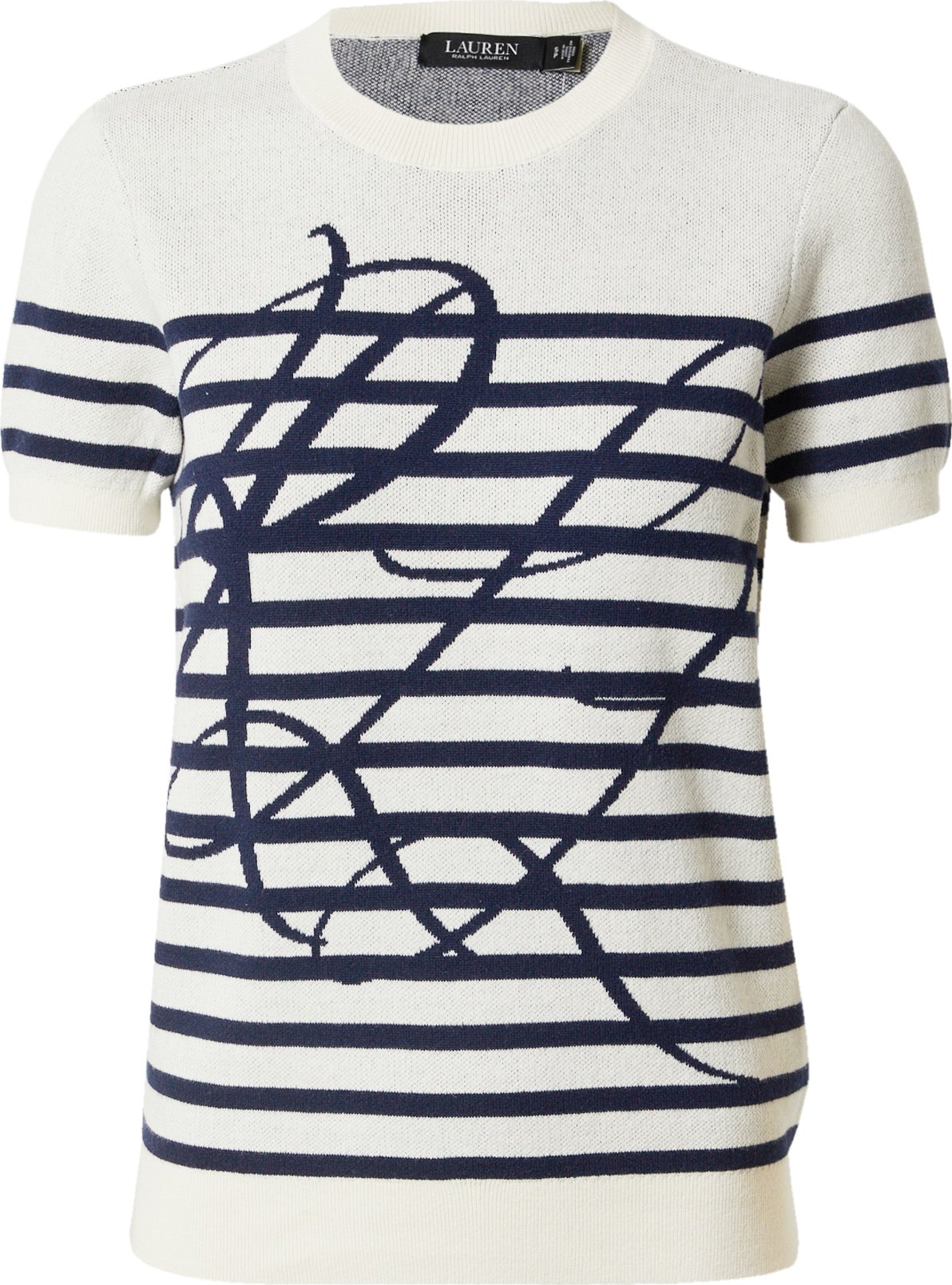 Lauren Ralph Lauren Svetr 'KONSUELO' černá / bílá