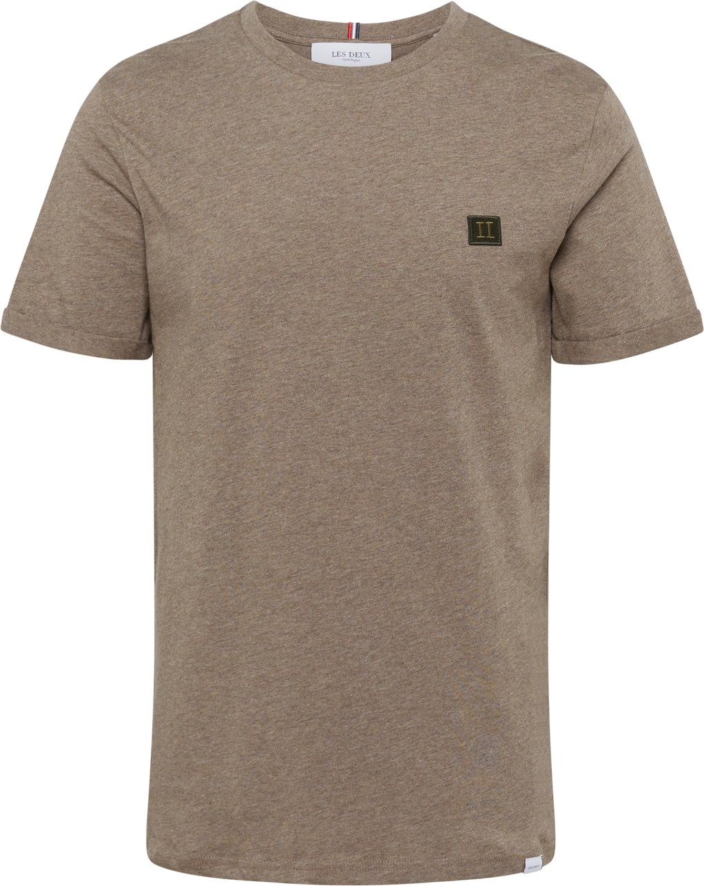 Les Deux Tričko 'Piece' khaki / černá