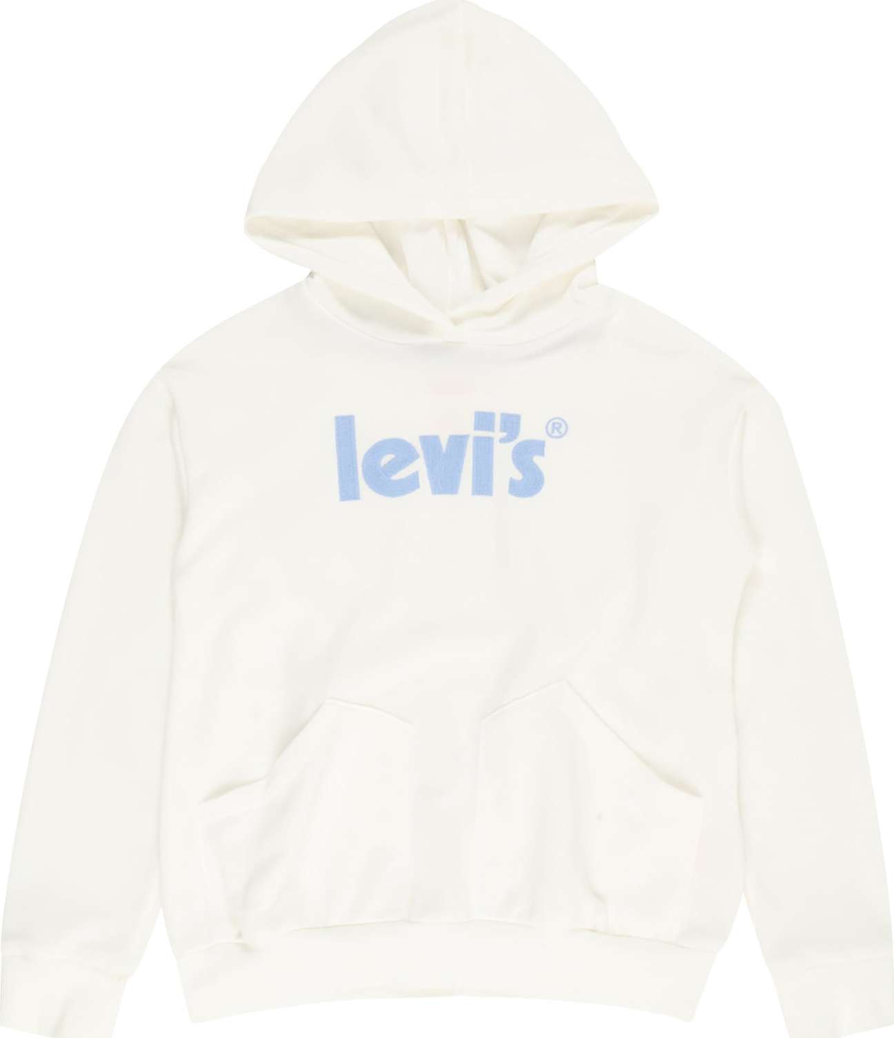 LEVI'S Mikina světlemodrá / bílá