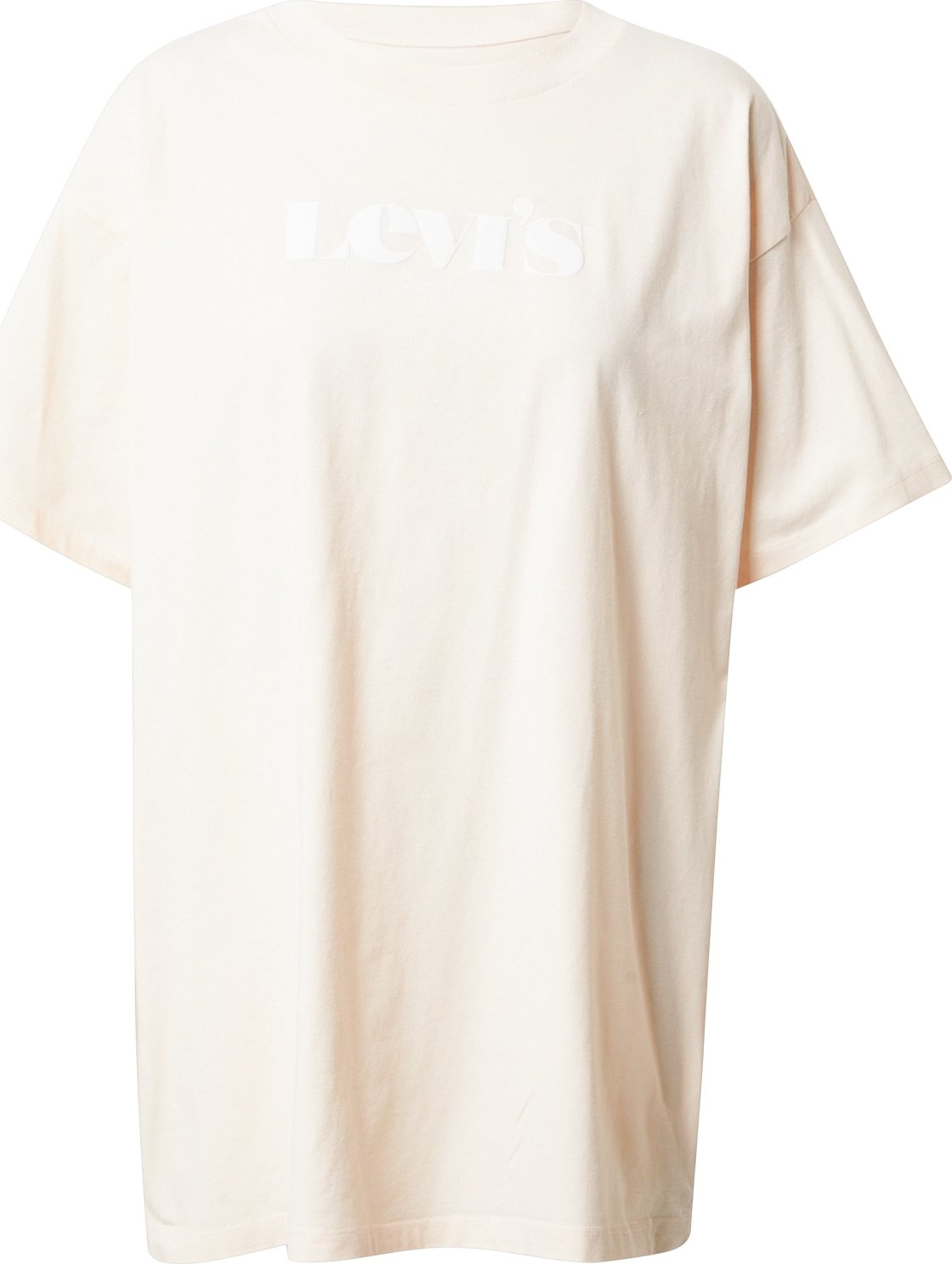 LEVI'S Oversized tričko krémová / bílá