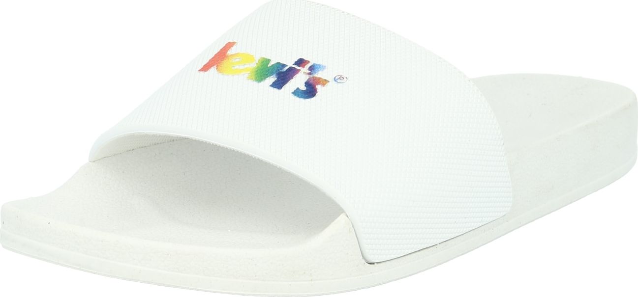 LEVI'S Pantofle mix barev / bílá