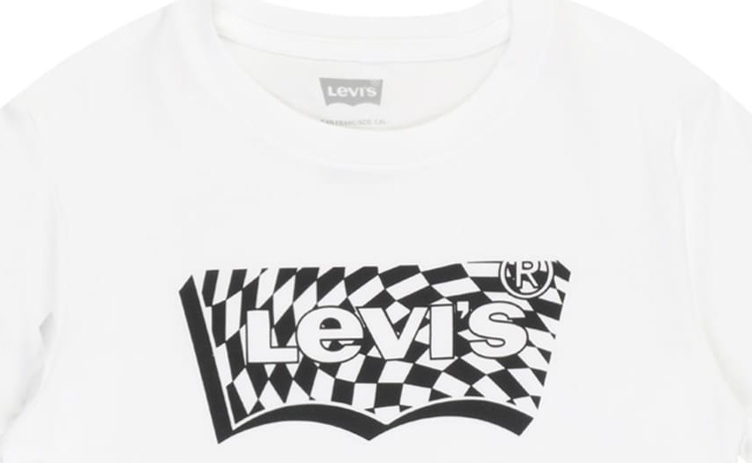 LEVI'S Tričko černá / bílá