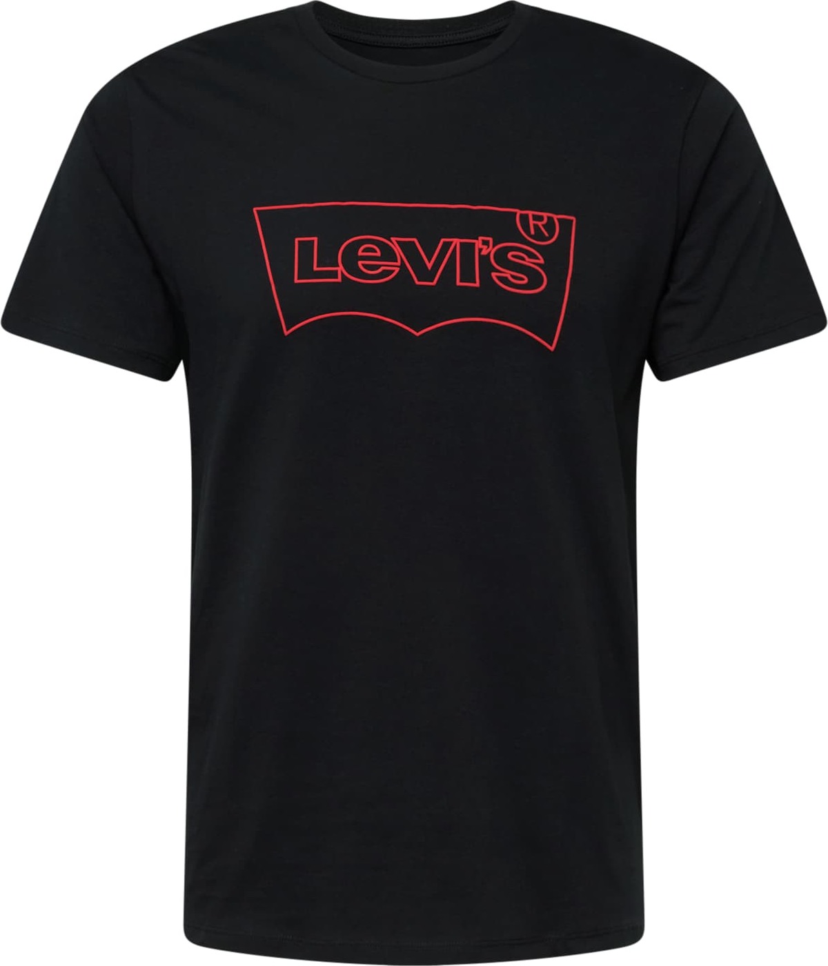 LEVI'S Tričko červená / černá