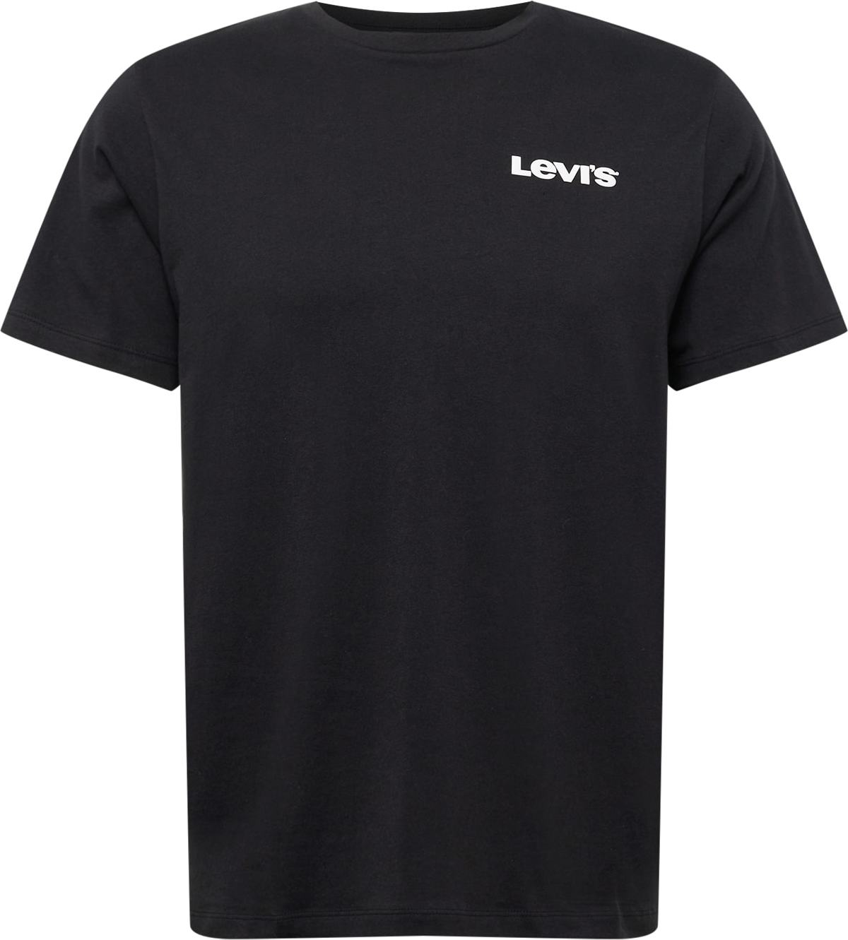 LEVI'S Tričko 'GRAPHIC CREWNECK TEE BLACKS' červená / černá / bílá