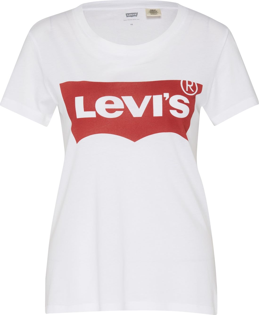 LEVI'S Tričko 'THE PERFECT TEE NEUTRALS' červená / offwhite