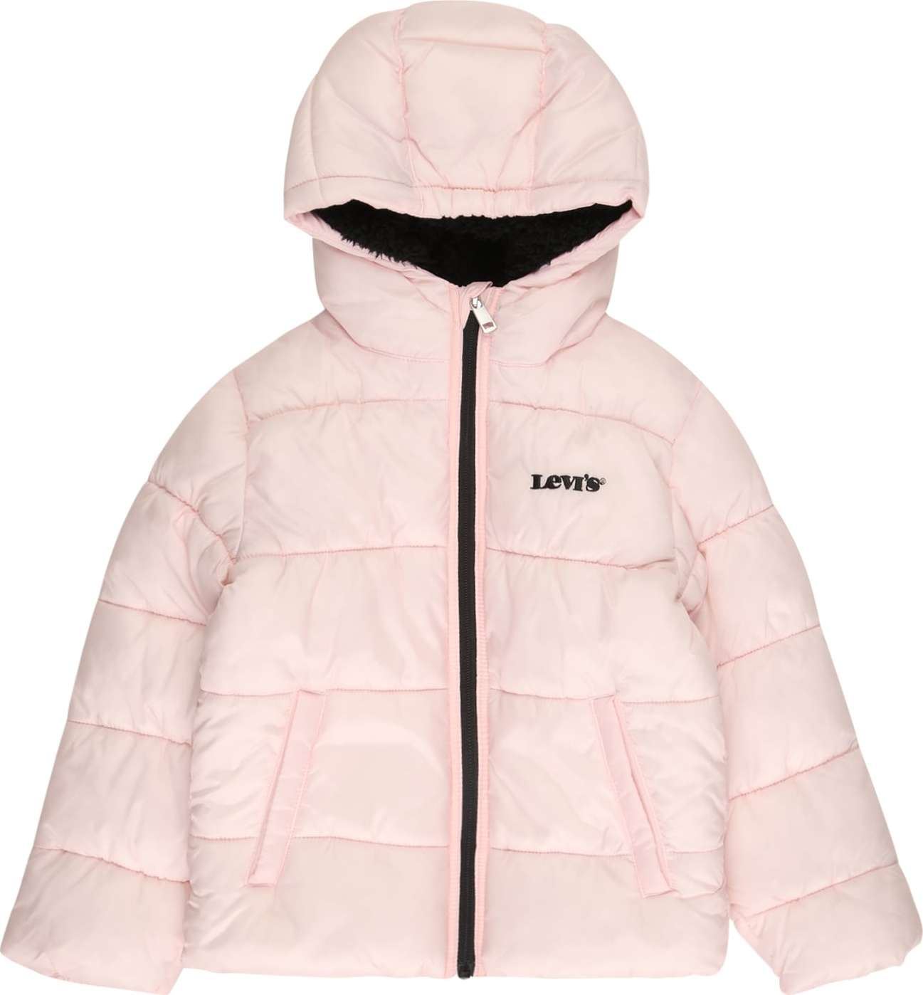 LEVI'S Zimní bunda světle růžová / černá