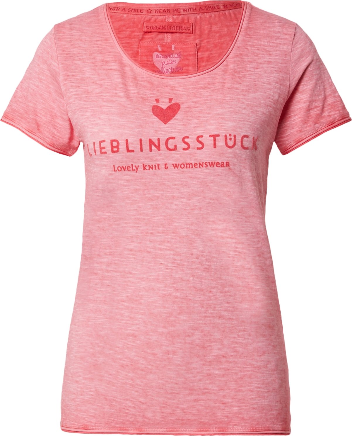 LIEBLINGSSTÜCK Tričko 'Cia' růžová / světle červená