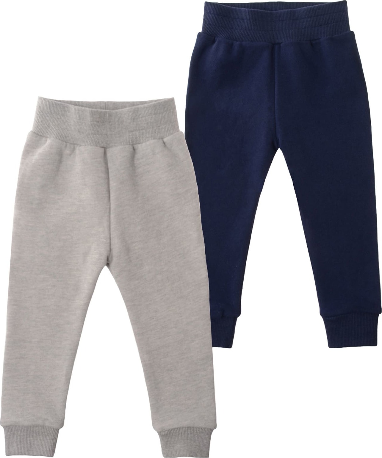 LILIPUT Kalhoty námořnická modř / šedý melír