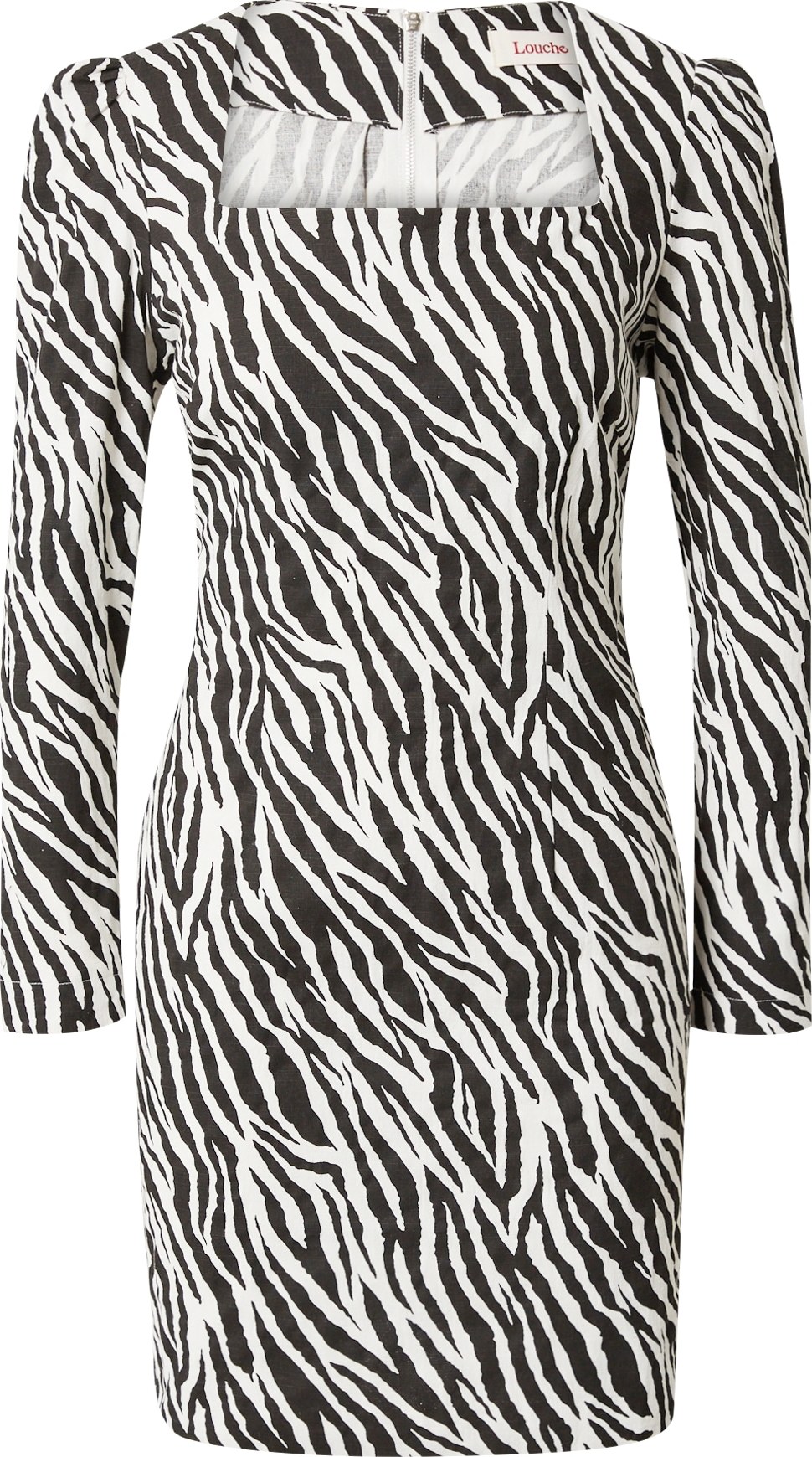 Louche Šaty 'ANALA' černá / bílá