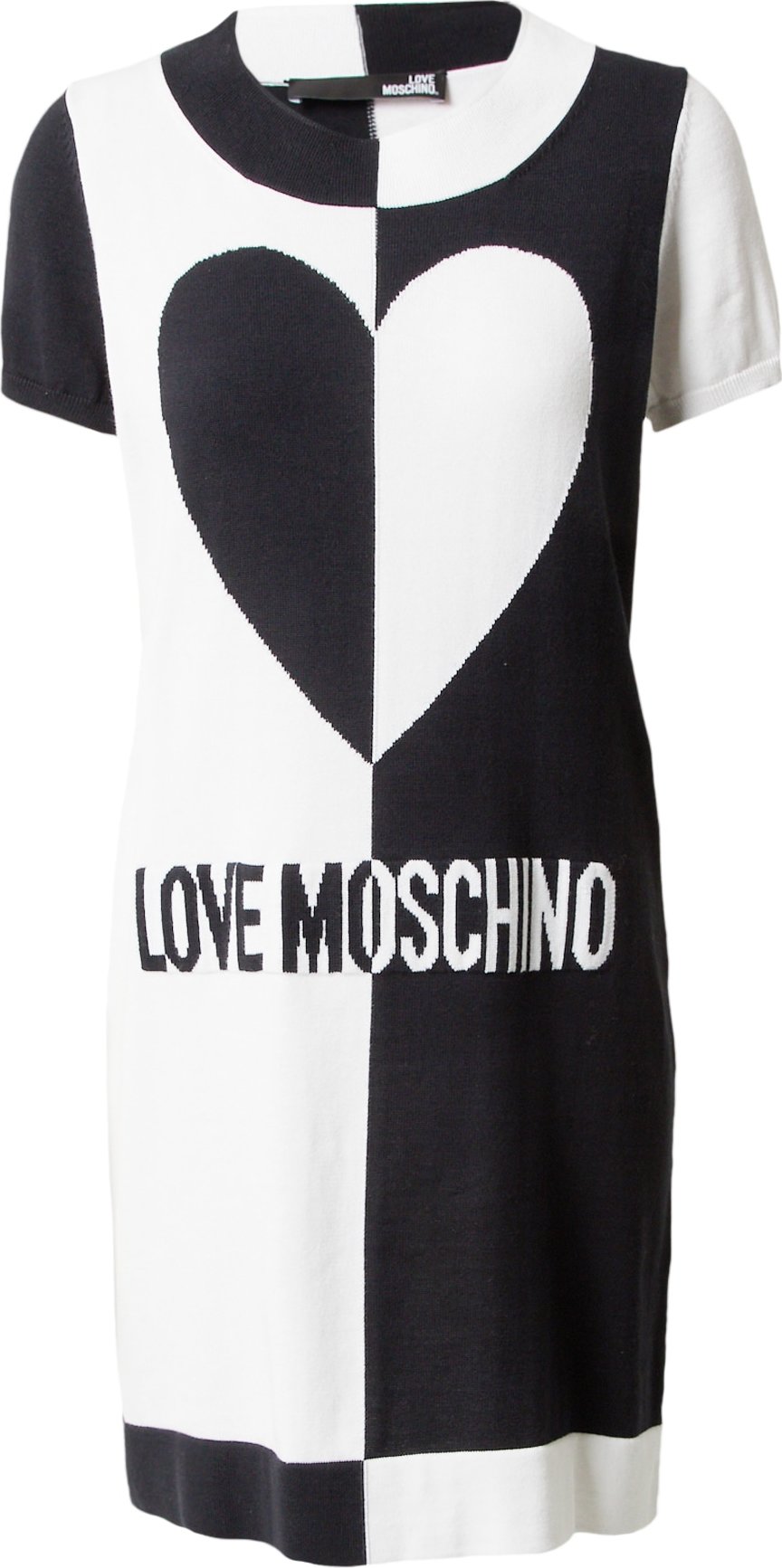 Love Moschino Šaty černá / bílá