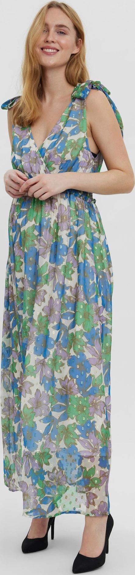 MAMALICIOUS Šaty modrá / zelená / fialová / černá / bílá