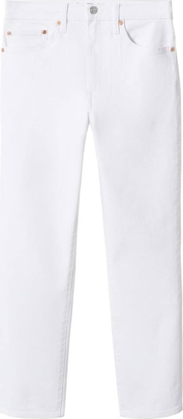MANGO Džíny 'Claudia' bílá