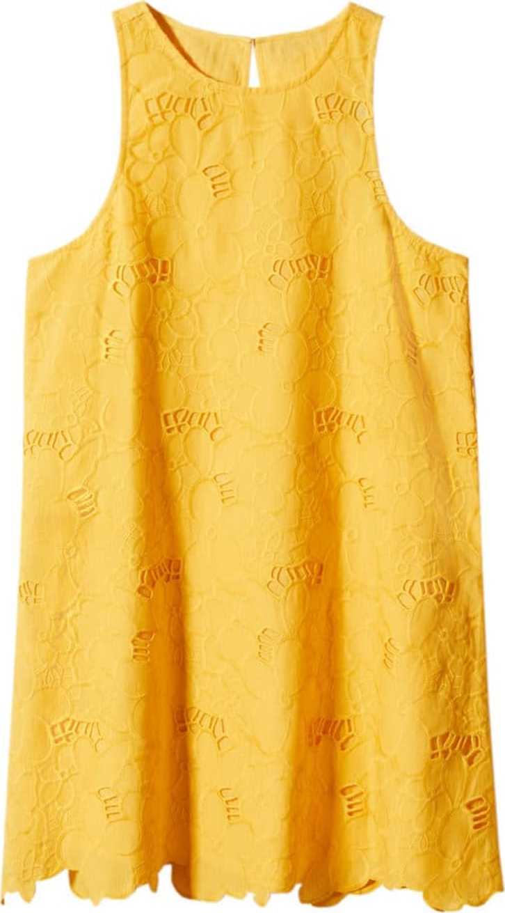 MANGO Šaty 'Florian' žlutá