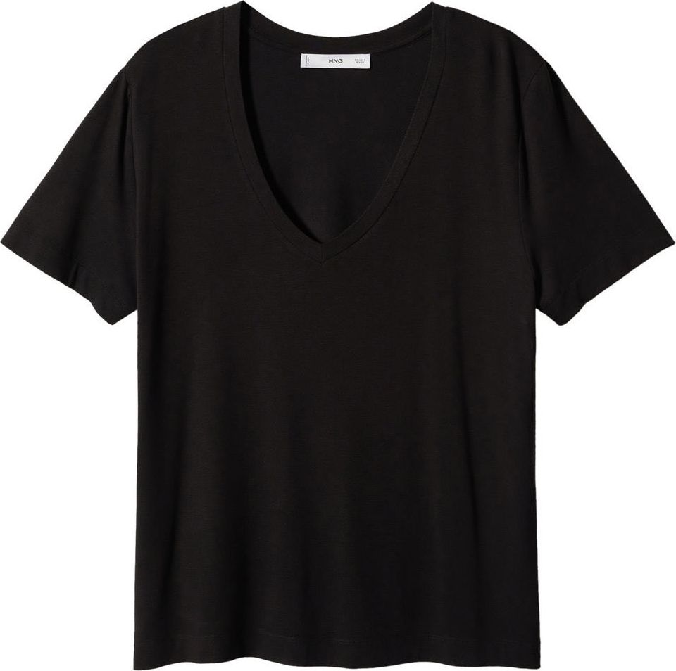 MANGO Tričko 'VISPI' černá