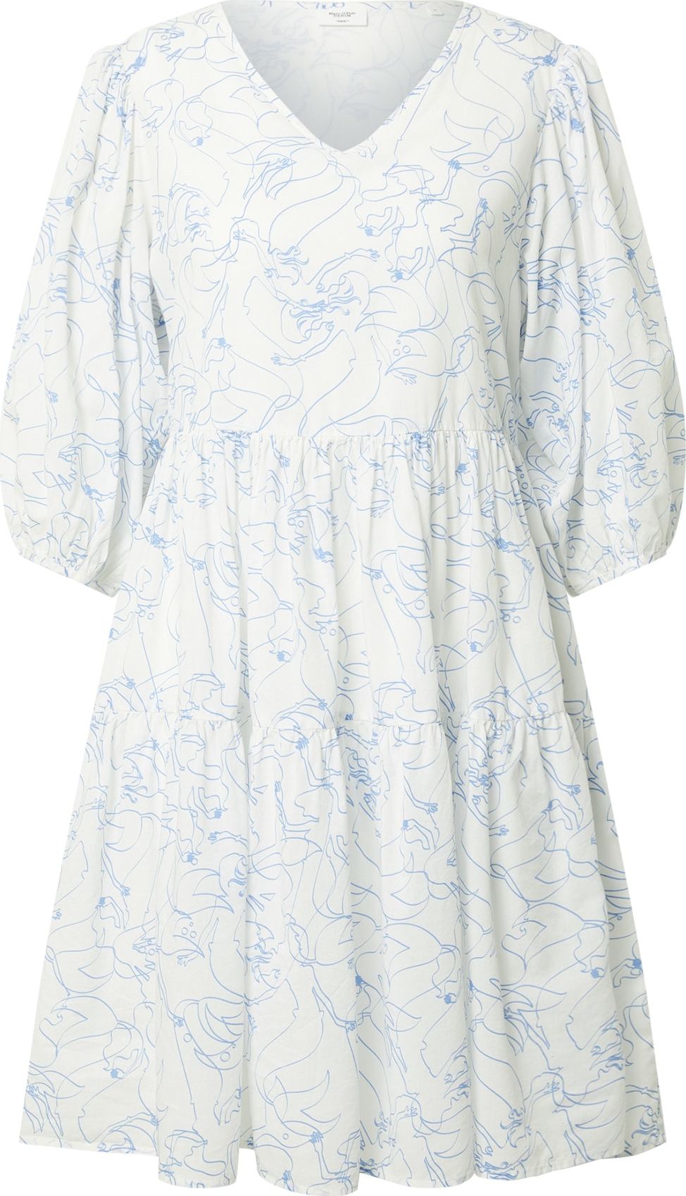 Marc O'Polo DENIM Šaty světlemodrá / bílá