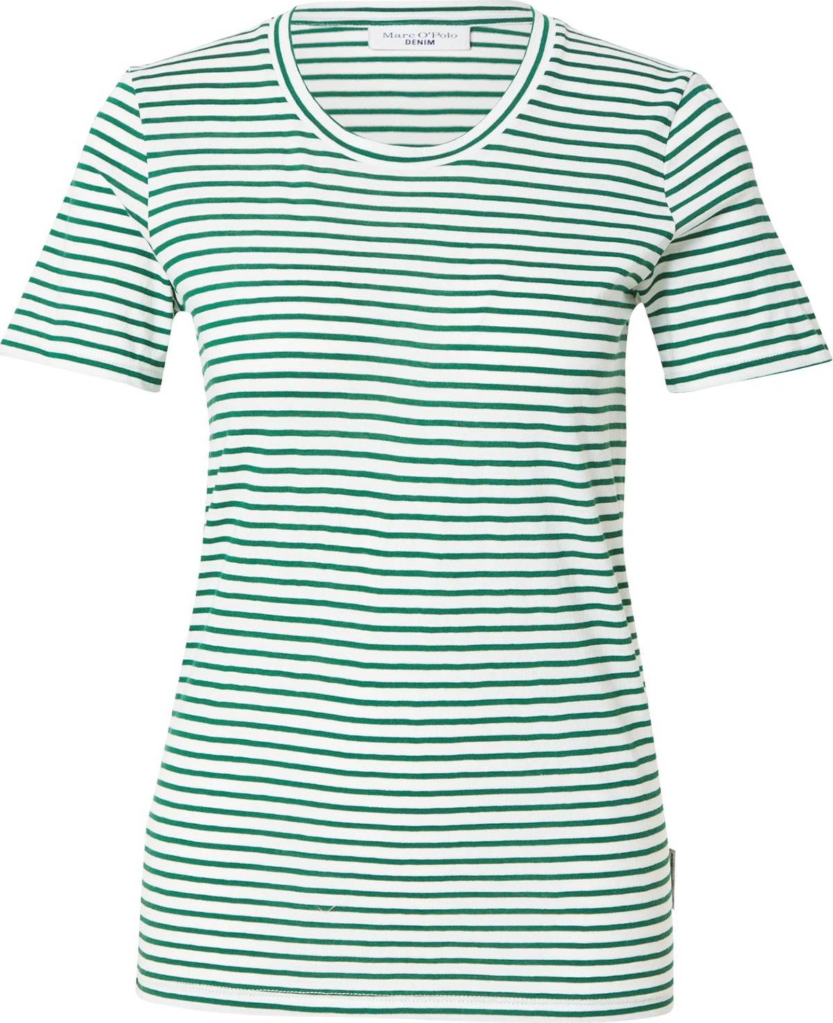 Marc O'Polo DENIM Tričko smaragdová / bílá
