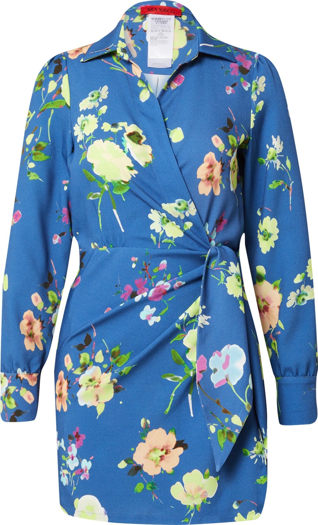 MAX&Co. Šaty 'TENACITA' modrá / světle zelená / orchidej / oranžová