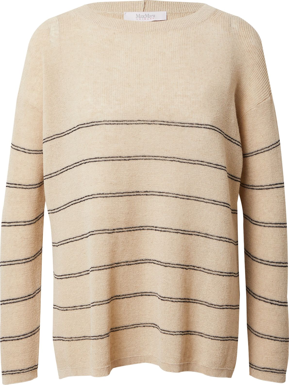 Max Mara Leisure Svetr 'MADIA' písková / černá