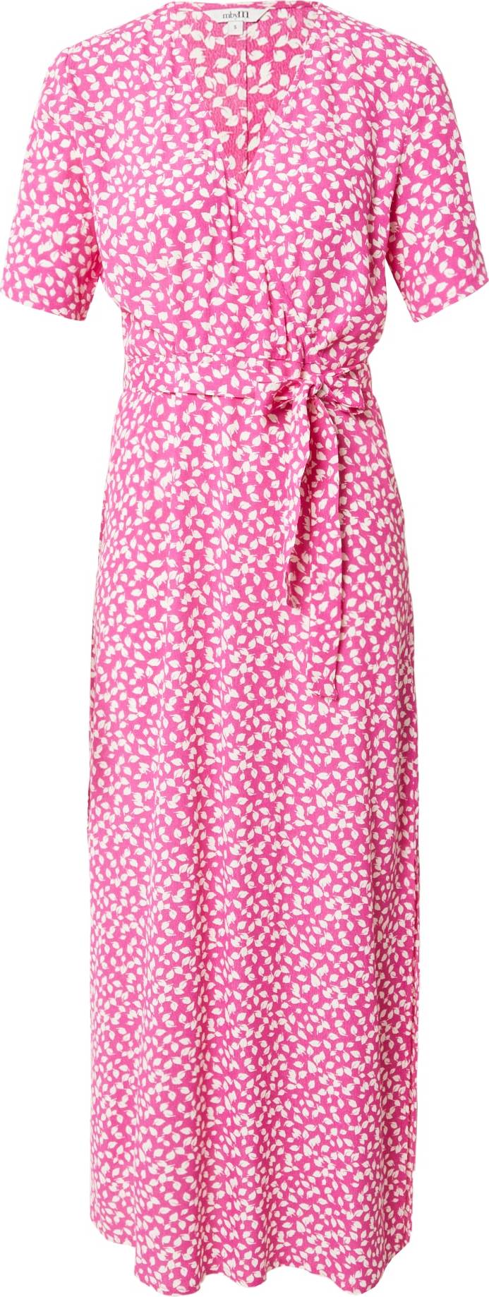 mbym Šaty 'Semira' pink / bílá