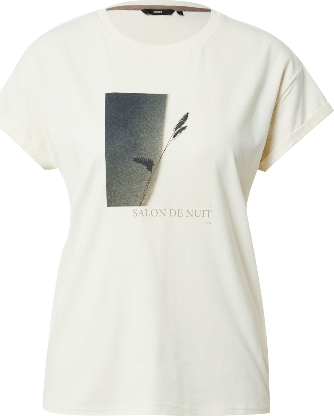 MEXX Tričko béžová / černá / bílá