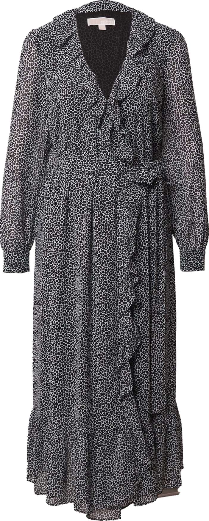 MICHAEL Michael Kors Šaty černá / bílá