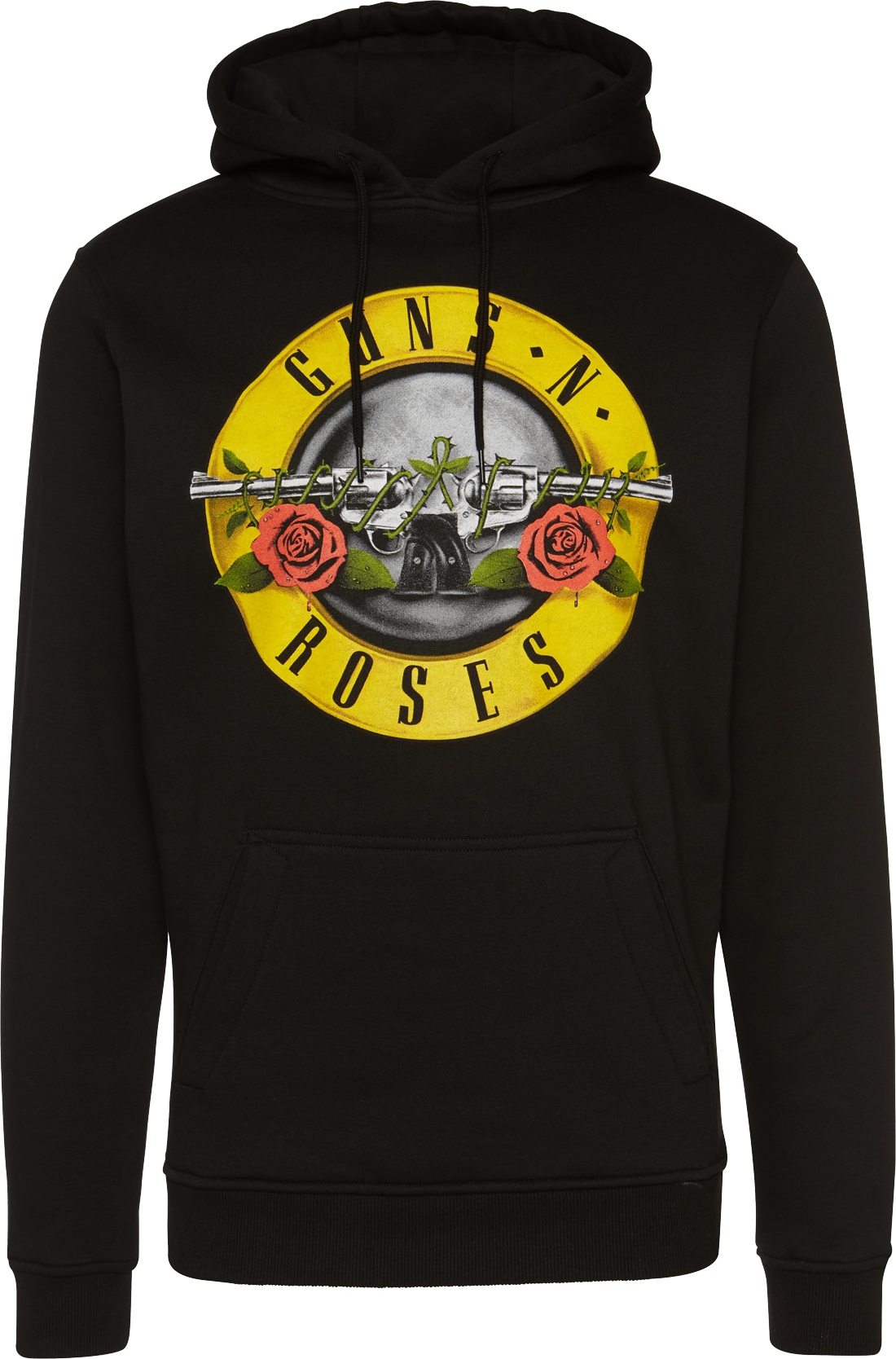 Mister Tee Mikina 'Guns n' Roses' limone / světle šedá / trávově zelená / pastelově červená / černá