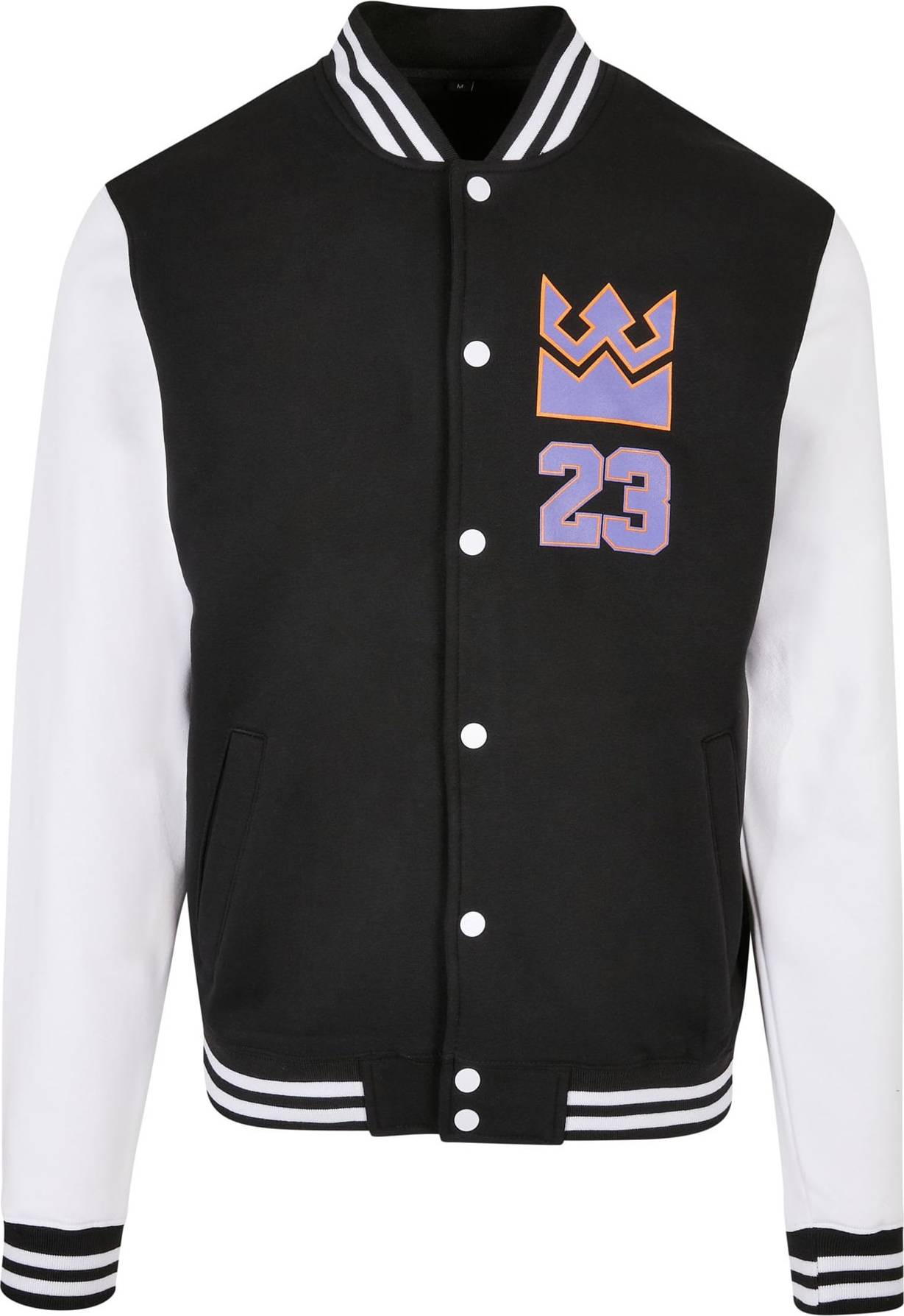 Mister Tee Přechodná bunda fialová / oranžová / černá / bílá