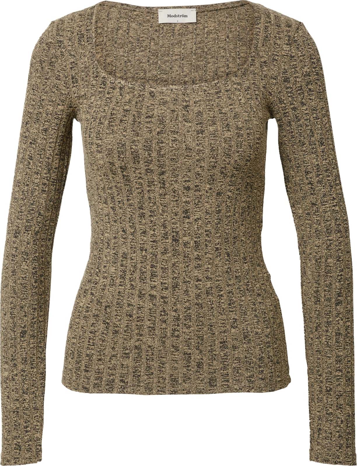 modström Tričko 'Beck' světle béžová / noční modrá