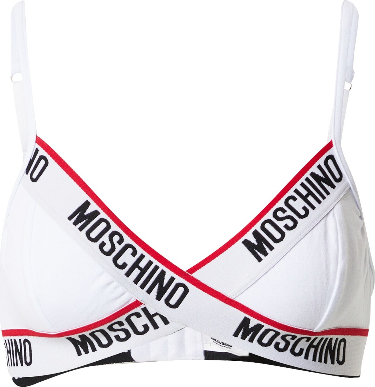 Moschino Underwear Podprsenka červená / černá / bílá