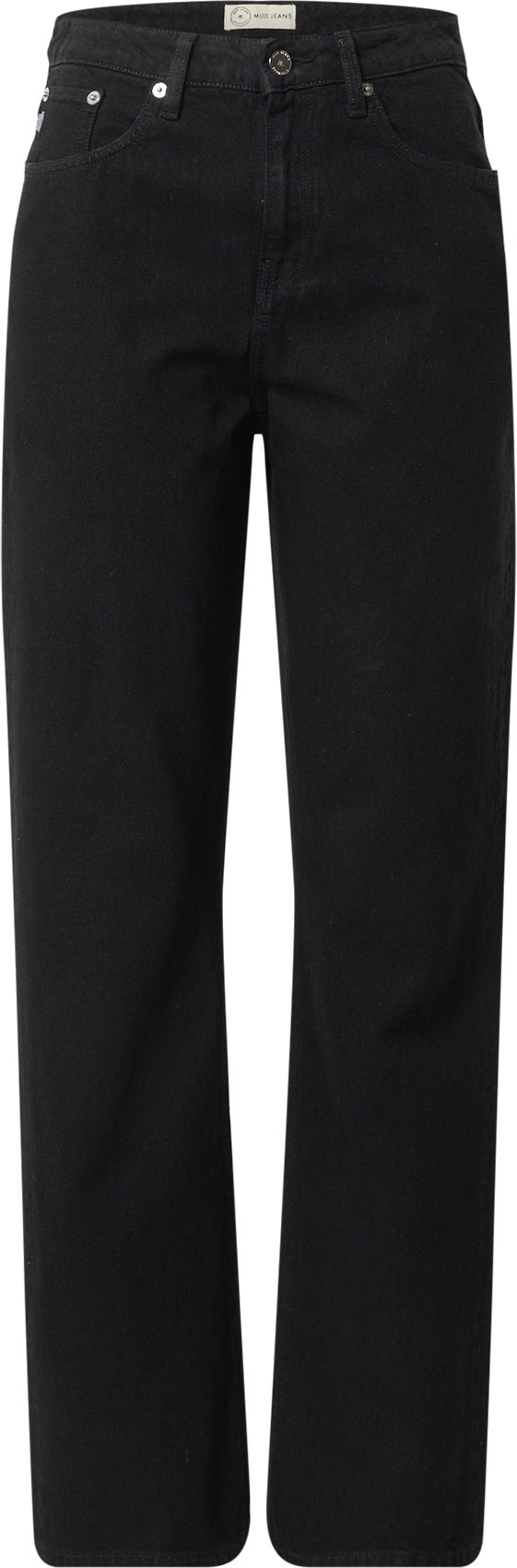 MUD Jeans Džíny 'Rose' černá džínovina / bílá