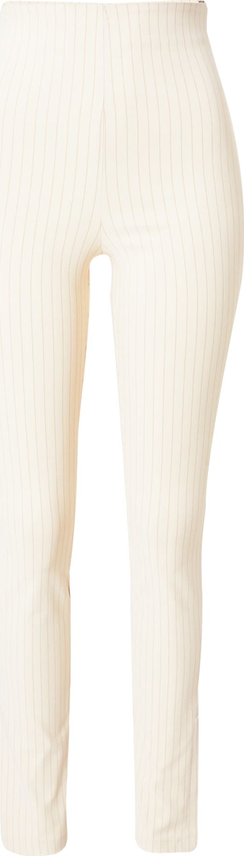 NA-KD Kalhoty 'Femmeblk x NA-KD' krémová / světle hnědá