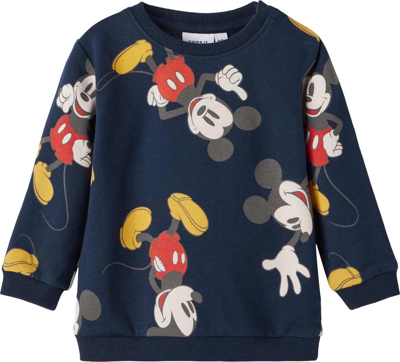 NAME IT Mikina námořnická modř / žlutá / červená / bílá