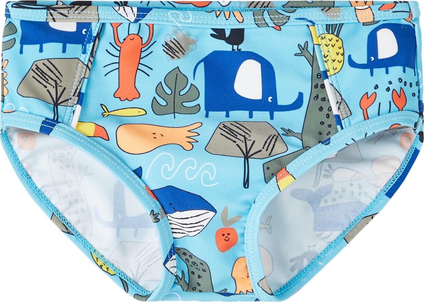 NAME IT Plavky 'ZILAS' aqua modrá / mix barev