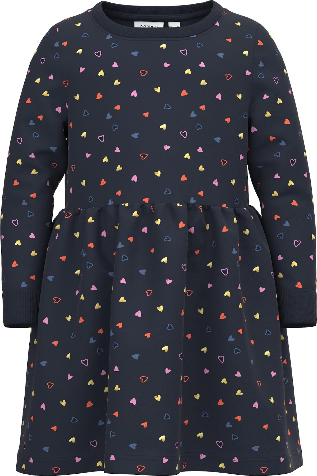 NAME IT Šaty 'Tara' tmavě modrá / žlutá / fialová / červená třešeň