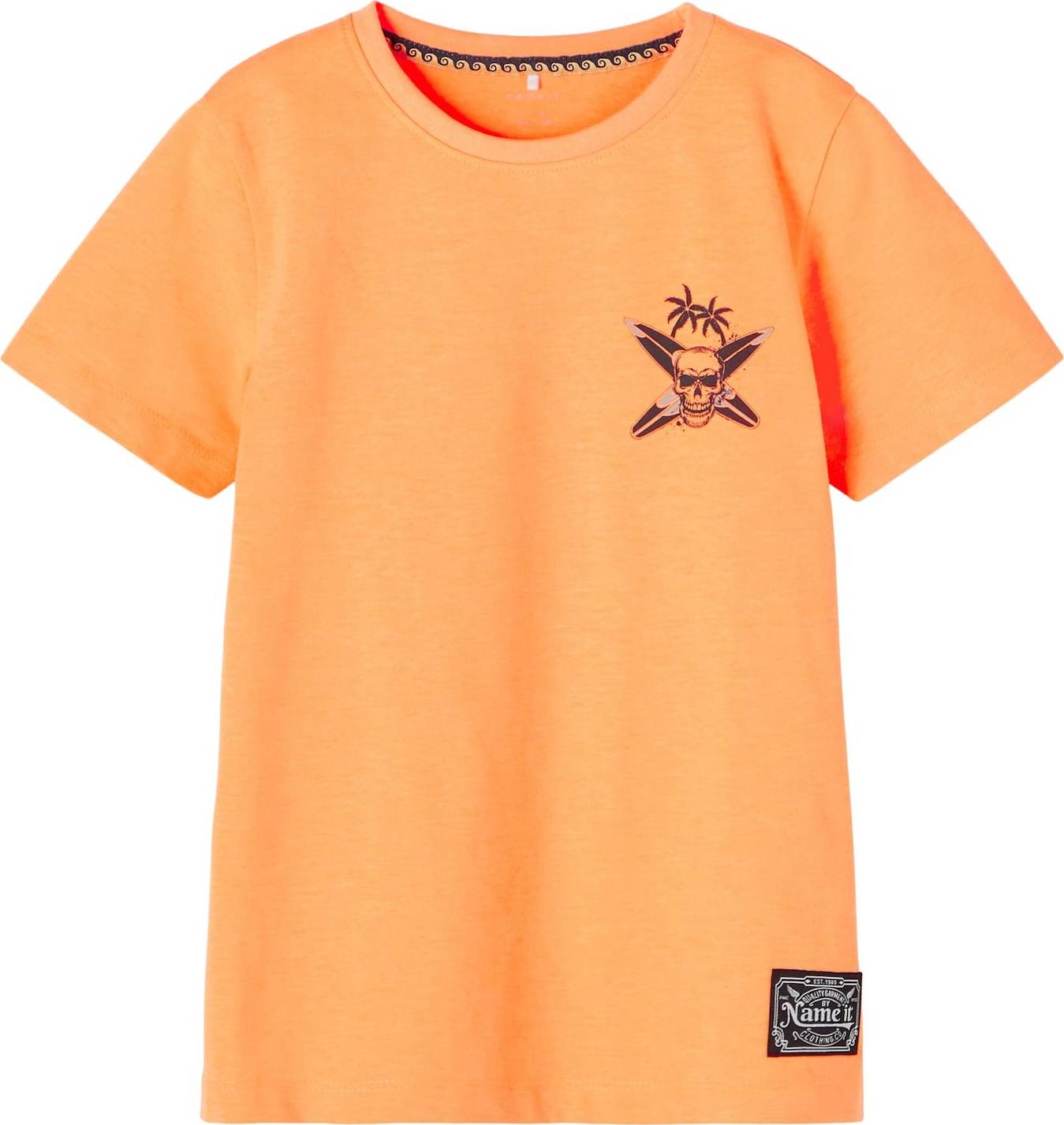 NAME IT Tričko 'Fasile' marine modrá / mix barev / oranžová