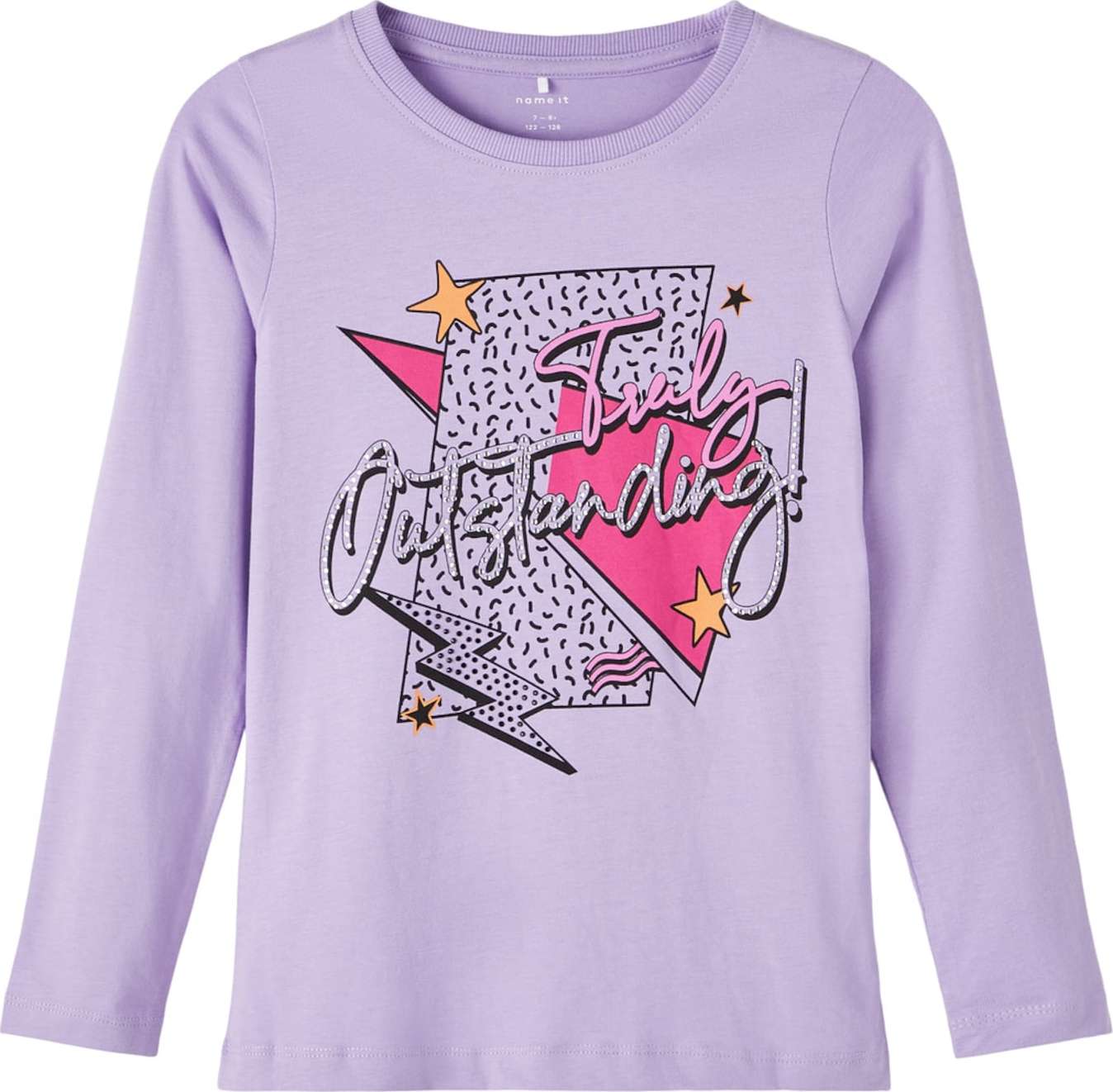 NAME IT Tričko fialová / pink / černá